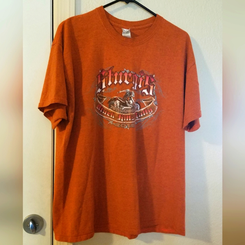 Gildan 2018 Sturgis Motorcycle Race T-Shirt Size XL - Picture 2 of 4